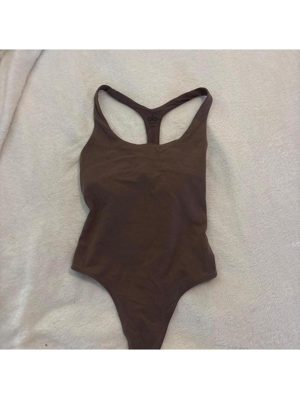 Alo Yoga Women's Brown Bodysuit